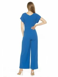 Cheapest 😍 ALEXIA ADMOR Adella Jumpsuit 👏 -ALEXIA ADMOR Shop D3846 CERULEAN 3 scaled