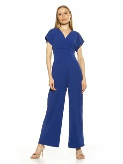 Cheapest 😍 ALEXIA ADMOR Adella Jumpsuit 👏 -ALEXIA ADMOR Shop D3846 LAPIS 1 scaled