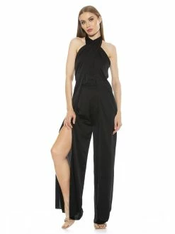 Cheap ❤️ ALEXIA ADMOR Chrissy Jumpsuit 🛒 -ALEXIA ADMOR Shop D3878 BLACK 1 scaled