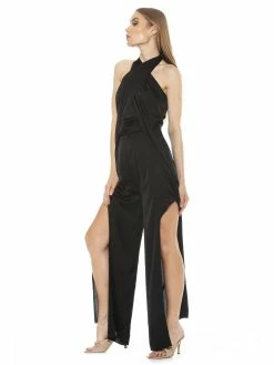 Cheap ❤️ ALEXIA ADMOR Chrissy Jumpsuit 🛒 -ALEXIA ADMOR Shop D3878 BLACK 2 scaled