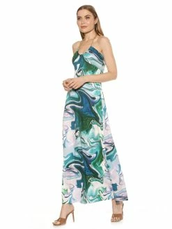 Best deal 🎉 ALEXIA ADMOR Selena Maxi 👗 Dress 🧨 -ALEXIA ADMOR Shop D3901 ABSTRACT LIQ 2 scaled