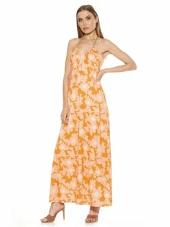 Best deal 🎉 ALEXIA ADMOR Selena Maxi 👗 Dress 🧨 -ALEXIA ADMOR Shop D3901 BLUSH FLORAL 2 scaled