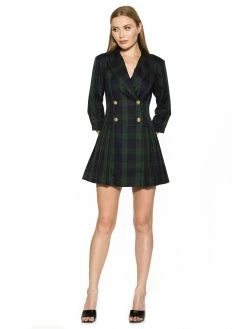 Buy 👏 ALEXIA ADMOR Jacki Plaid 👗 Dress 🎉