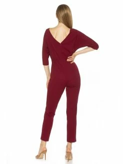 Coupon 💯 ALEXIA ADMOR Larson Jumpsuit 👍 -ALEXIA ADMOR Shop D3933 BUR 3 scaled