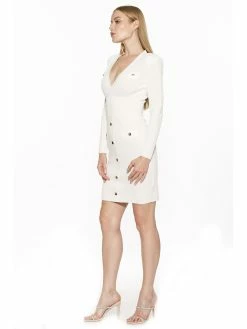 Flash Sale 🎁 ALEXIA ADMOR Gemma Knit 👗 Dress 🎁 -ALEXIA ADMOR Shop D3944 IVORY 2 scaled