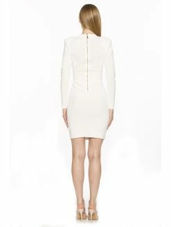 Flash Sale 🎁 ALEXIA ADMOR Gemma Knit 👗 Dress 🎁 -ALEXIA ADMOR Shop D3944 IVORY 3 scaled
