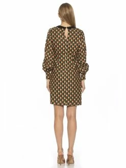 Best deal 🎁 ALEXIA ADMOR Alexi Shift 👗 Dress ❤️ -ALEXIA ADMOR Shop D3945 EMERALD GEO 3 scaled