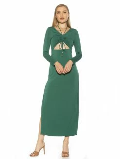 Best Pirce 🎁 ALEXIA ADMOR Farish 👗 Dress 🛒 -ALEXIA ADMOR Shop D3954 EMERALD 1 scaled