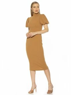 Top 10 ⌛ ALEXIA ADMOR Nathasha 👗 Dress 🎁 -ALEXIA ADMOR Shop D3963 CAMEL 2 scaled