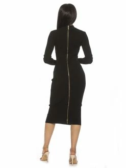 Best deal 🤩 ALEXIA ADMOR Sonya 👗 Dress ✔️ -ALEXIA ADMOR Shop D3965 BLACK 3 scaled