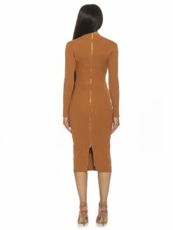 Best deal 🤩 ALEXIA ADMOR Sonya 👗 Dress ✔️ -ALEXIA ADMOR Shop D3965 CAMEL 3 scaled