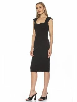 Buy 👍 ALEXIA ADMOR Harper 👗 Dress 💯 -ALEXIA ADMOR Shop D3975 BLACK 2