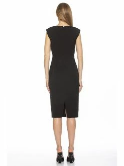 Buy 👍 ALEXIA ADMOR Harper 👗 Dress 💯 -ALEXIA ADMOR Shop D3975 BLACK 3 scaled