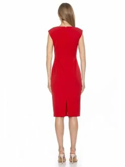 Buy 👍 ALEXIA ADMOR Harper 👗 Dress 💯 -ALEXIA ADMOR Shop D3975 RED 3 scaled
