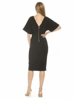 Wholesale 🤩 ALEXIA ADMOR Mila 👗 Dress ✨ -ALEXIA ADMOR Shop D3977 BLACK 3 scaled