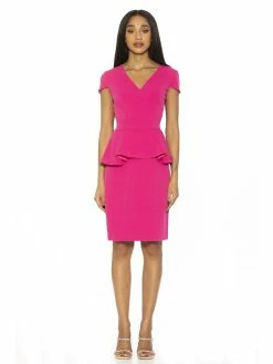 Buy ❤️ ALEXIA ADMOR Willow 👗 Dress 🥰 -ALEXIA ADMOR Shop D3981 PINK 1 scaled