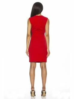 Discount 🔔 ALEXIA ADMOR Layla 👗 Dress 😉 -ALEXIA ADMOR Shop D3995 RED 3 scaled