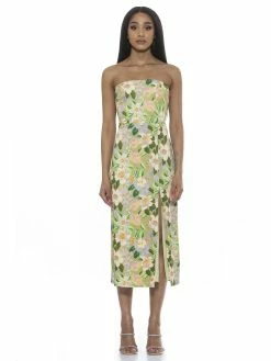 Cheapest 👏 ALEXIA ADMOR Camden 👗 Dress ⌛ -ALEXIA ADMOR Shop D3997 GREEN FLORAL 1 scaled