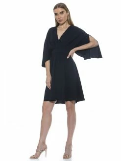 Cheapest 😀 ALEXIA ADMOR Isla 👗 Dress ❤️ -ALEXIA ADMOR Shop D4001 NAVY 1 scaled