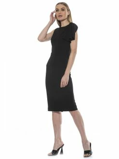 Hot Sale 💯 ALEXIA ADMOR Amazon 👗 Dress 🧨 -ALEXIA ADMOR Shop D4002 BLACK 2 scaled