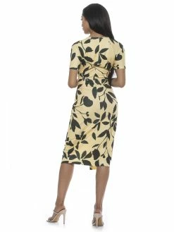 Wholesale 🧨 ALEXIA ADMOR Jayana 👗 Dress 👍 -ALEXIA ADMOR Shop D4004 YELLOW FLORA 3 scaled