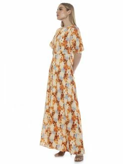 Top 10 ⭐ ALEXIA ADMOR Imogen 👗 Dress 👍 -ALEXIA ADMOR Shop D4010 BEIGE ABSTRA 2 scaled
