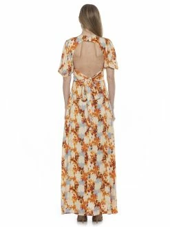 Top 10 ⭐ ALEXIA ADMOR Imogen 👗 Dress 👍 -ALEXIA ADMOR Shop D4010 BEIGE ABSTRA 3 scaled