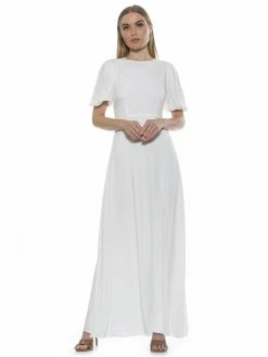 Top 10 ⭐ ALEXIA ADMOR Imogen 👗 Dress 👍 -ALEXIA ADMOR Shop D4010 IVORY 1 scaled