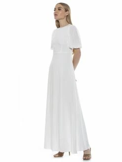 Top 10 ⭐ ALEXIA ADMOR Imogen 👗 Dress 👍 -ALEXIA ADMOR Shop D4010 IVORY 2 scaled
