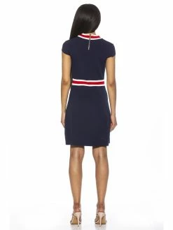 Top 10 ⭐ ALEXIA ADMOR Alaska 👗 Dress 🎁 -ALEXIA ADMOR Shop D4013 NAVY MULTI 3 scaled