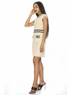 Top 10 ⭐ ALEXIA ADMOR Alaska 👗 Dress 🎁 -ALEXIA ADMOR Shop D4013 OAT MULTI 2 scaled