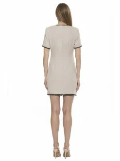 Best Pirce 😀 ALEXIA ADMOR Holly 👗 Dress 😉 -ALEXIA ADMOR Shop D4014 CREAM 3 scaled