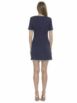 Best Pirce 😀 ALEXIA ADMOR Holly 👗 Dress 😉 -ALEXIA ADMOR Shop D4014 NAVY 3 scaled