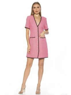 Best Pirce 😀 ALEXIA ADMOR Holly 👗 Dress 😉 -ALEXIA ADMOR Shop D4014 PINK 1 scaled