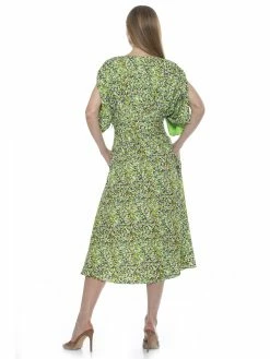 Best reviews of ❤️ ALEXIA ADMOR August 👗 Dress 🤩 -ALEXIA ADMOR Shop D4018 GREEN DITZY 3 scaled