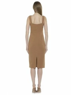 Discount 😍 ALEXIA ADMOR Juniper 👗 Dress 🛒 -ALEXIA ADMOR Shop D4026 CAMEL 3 scaled