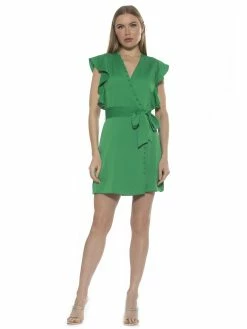 New 🔔 ALEXIA ADMOR Maia Wrap 👗 Dress 🎉