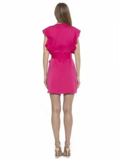 New π ALEXIA ADMOR Maia Wrap π Dress π 14 New π ALEXIA ADMOR Maia Wrap π Dress π -ALEXIA ADMOR Shop D4028 HOT PINK 3 scaled