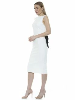 Buy 😉 ALEXIA ADMOR Penny 👗 Dress 🧨 -ALEXIA ADMOR Shop D4031 IVORY 2 scaled