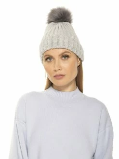 Wholesale 🌟 ALEXIA ADMOR Darla Knitted Beanie With Rhinestones And Pom Pom 😍 -ALEXIA ADMOR Shop H005 1