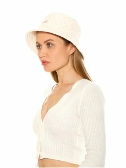 Coupon 🎁 ALEXIA ADMOR Carrie Bucket Hat ⌛ -ALEXIA ADMOR Shop H028 IVORY 2