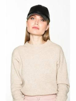 Budget ⭐ ALEXIA ADMOR Samantha Pleather ⚾ Baseball Hat ⭐ 22 Budget ⭐ ALEXIA ADMOR Samantha Pleather ⚾ Baseball Hat ⭐ -ALEXIA ADMOR Shop H033 BLACK 1