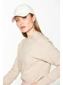 Budget ⭐ ALEXIA ADMOR Samantha Pleather ⚾ Baseball Hat ⭐ 19 Budget ⭐ ALEXIA ADMOR Samantha Pleather ⚾ Baseball Hat ⭐ -ALEXIA ADMOR Shop H033 IVORY 1