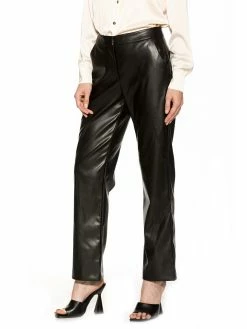Cheapest ✨ ALEXIA ADMOR Faux Leather Pants ⭐ -ALEXIA ADMOR Shop P104 BLACK 2 scaled