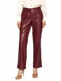Cheapest ✨ ALEXIA ADMOR Faux Leather Pants ⭐ -ALEXIA ADMOR Shop P104 BUR 1 scaled