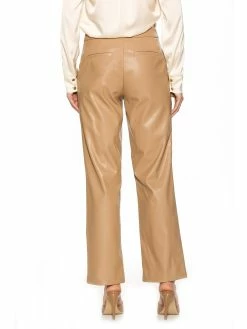 Cheapest ✨ ALEXIA ADMOR Faux Leather Pants ⭐ -ALEXIA ADMOR Shop P104 CAMEL 3 scaled