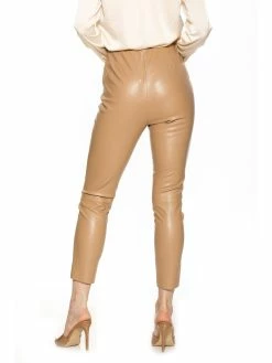 Best reviews of 👍 ALEXIA ADMOR Leather Pants 🧨 -ALEXIA ADMOR Shop P142A CAMEL 3 scaled