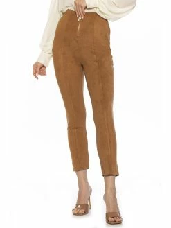 Best deal 🎁 ALEXIA ADMOR Suede Pants ⌛ -ALEXIA ADMOR Shop P142 CAMEL 1 scaled