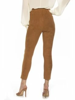 Best deal 🎁 ALEXIA ADMOR Suede Pants ⌛ -ALEXIA ADMOR Shop P142 CAMEL 3 scaled