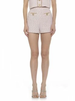 Best reviews of 🌟 ALEXIA ADMOR Justina Short 🥰 -ALEXIA ADMOR Shop P150 PINK TWEED 1 scaled